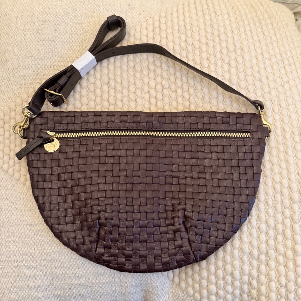 Clare V. Grande Fanny Pack in Tobacco NWT